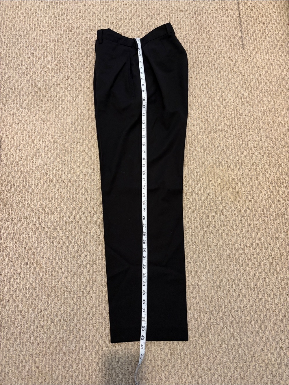 Prada Black Men's Tailored Dress Trousers